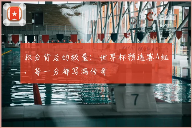 积分背后的较量：世界杯预选赛A组，每一分都写满传奇